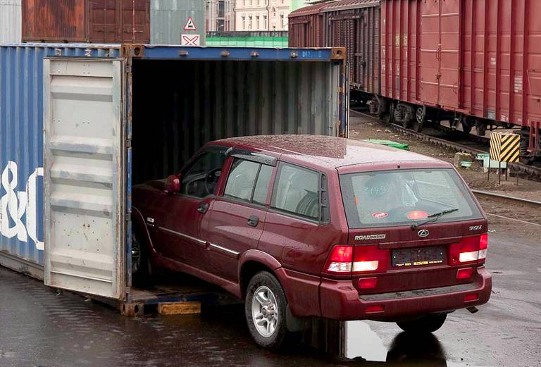 Перевозка авто сеткой киа рио / 2015 г / 1 шт из Челябинска в Калугу